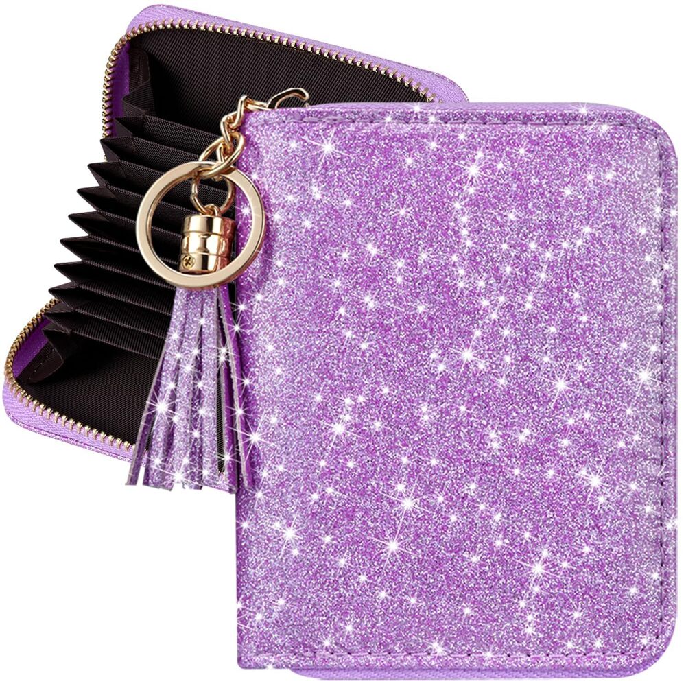 9574 Credit Card Holder , Card Leather Cases Small Wallet Girls, KeyChain